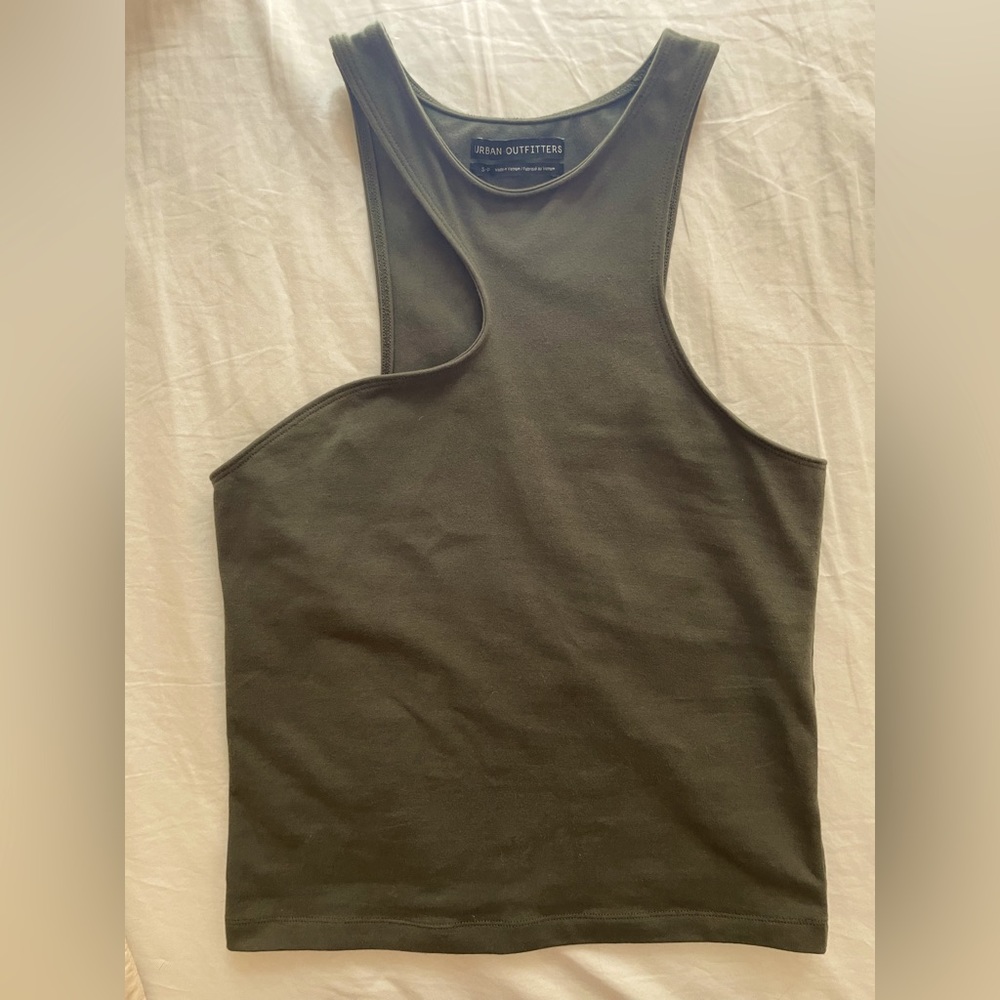 Urban Outfitters Asymmetrical Top Sz S Green